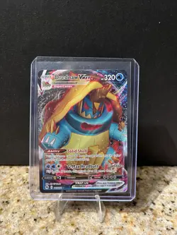 Pokemon TCG Drednaw VMAX Holo Ultra Rare Card Champions Path 015/073 - Image 1