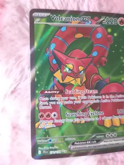 Pokemon TCG Volcanion EX Holo Ultra Rare Card 171/159 Sv09: Journey Together - Image 2