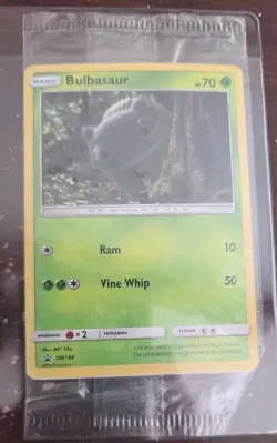 Bulbasaur SM198 Detecive Pikachu Holo Black Star Promo Pokemon TCG Card *Sealed* - Image 1