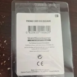 Bulbasaur SM198 Detecive Pikachu Holo Black Star Promo Pokemon TCG Card *Sealed* - Image 2