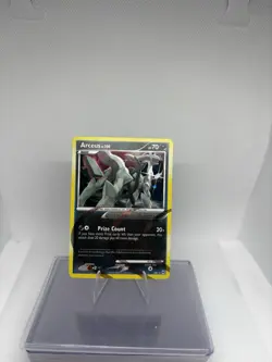 Pokemon TCG Arceus LV. 100 AR1 Platinum Holo Rare Card LP Condition - Image 1