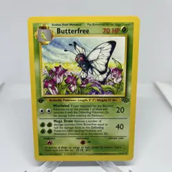Pokemon Card - Butterfree Jungle 33/64 Uncommon 1st Edition - Image 1