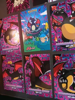 Charizard Mewtwo Holo Set Team Rocket Card Database Peru Pokemon Purple Holo - Image 2