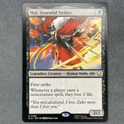 MTG: Mai, Scornful Striker NM Normal R Avatar: The Last Airbender 109 - Image 1