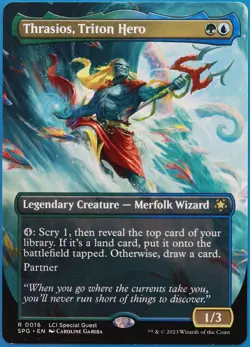Thrasios, Triton Hero Special Guests NM Extended / Full Art (510307) ABUGames - Image 1