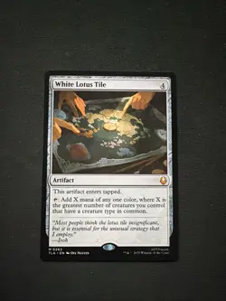 MTG White Lotus Tile - Image 1