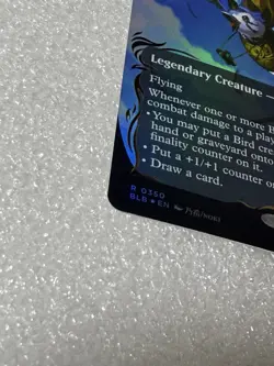 Kastral, the Windcrested (Borderless) (Raised Foil) Bloomburrow Foil - Image 4