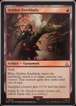 MTG - Assassin’s Creed - Hidden Footblade - Regular - Image 1