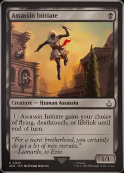 MTG - Assassin’s Creed - Assassin Initiate - Regular - Image 1