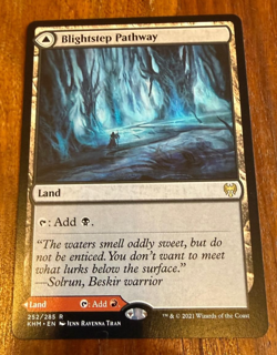 Blightstep Pathway MTG land Kaldheim KHM - Image 1