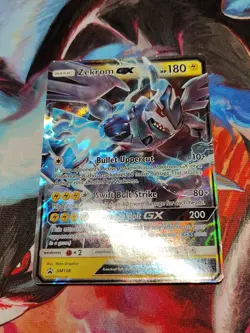 Pokemon TCG Sun & Moon Zekrom GX SM138 Black Star Promo Ultra Rare HEAVY DMG - Image 1