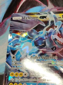 Pokemon TCG Sun & Moon Zekrom GX SM138 Black Star Promo Ultra Rare HEAVY DMG - Image 2
