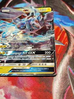 Pokemon TCG Sun & Moon Zekrom GX SM138 Black Star Promo Ultra Rare HEAVY DMG - Image 5