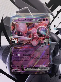 Team Rocket's Mewtwo Ex Play Pokemon Prize Pack Series 8 - Image 1