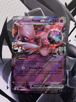 Team Rocket's Mewtwo Ex Play Pokemon Prize Pack Series 8 - Image 3