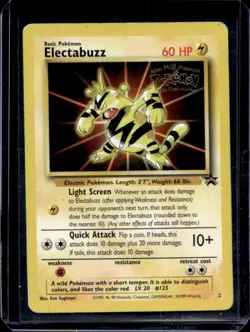 1999 Pokemon Wizards Black Star Promos Electabuzz #2 - Image 1