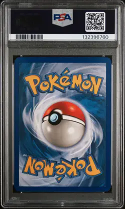 2002 POKEMON EXPEDITION #105 CYNDAQUIL-REVERSE FOIL PSA 8 - Image 2