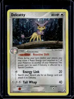 2006 Pokemon EX Legend Maker Delcatty Holo #4/92 - Image 1