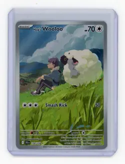 2025 Pokemon SV Journey Together JTG EN Hop's Wooloo #170/159 - Image 1