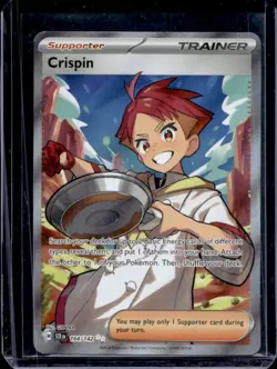 2024 Pokemon SV Stellar Crown SCR EN Crispin #164/142 - Image 1