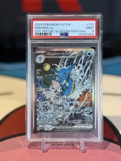 2024 POKEMON SVP EN-SV BLACK STAR PROMO #131 KINGDRA EX PSA 9 - Image 1