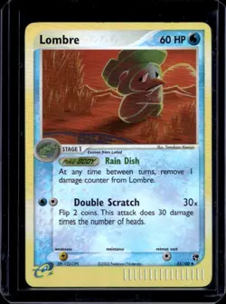2003 Pokemon EX Sandstorm Lombre Reverse Holo #45/100 - Image 1
