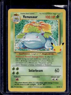 2021 Pokemon SWSH Celebrations Venusaur Classic Collection #15/102 - Image 1