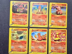 Pokemon TCG Expedition Base 165 Fire Type Charmander Charmeleon Etc NM - Image 1