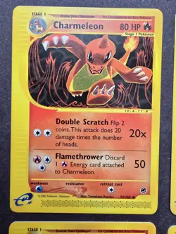Pokemon TCG Expedition Base 165 Fire Type Charmander Charmeleon Etc NM - Image 2