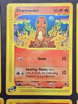 Pokemon TCG Expedition Base 165 Fire Type Charmander Charmeleon Etc NM - Image 3