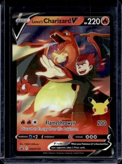 2019-2023 Pokemon SWSH Black Star Promos Lance's Charizard V #SWSH133 - Image 1