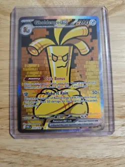 Pokemon Gholdengo ex 252/182 Paradox Rift Special Illustration Rare Holo - Image 3