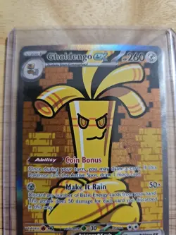 Pokemon Gholdengo ex 252/182 Paradox Rift Special Illustration Rare Holo - Image 4