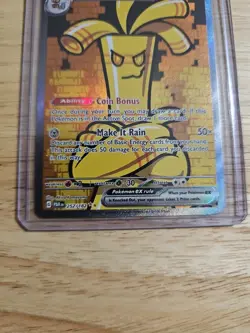 Pokemon Gholdengo ex 252/182 Paradox Rift Special Illustration Rare Holo - Image 5