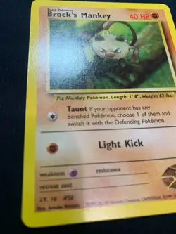 BROCK'S MANKEY - 067/132 - GYM HEROES - POKEMON CARD - LP - Image 2