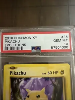 Pokemon - Pikachu 35/108 - 2016 XY Evolutions - PSA 10 GEM MINT - Image 5