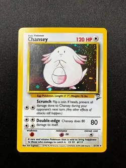 Chansey - Base set 2 Holo - 3/130 - Pokemon - MP - Image 1