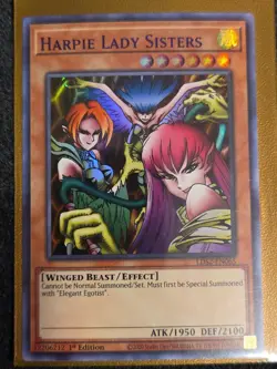 Yugioh: Harpie Lady Sisters - LDS2-EN065 (Purple) - Ultra Rare - 1st Edition NM - Image 1