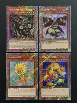 2025 YUGIOH RA04 PLATINUM SECRET RARE REBORN TENGU NM BONUS SET - Image 1