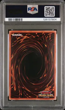 2023 YU-GI-OH! RD/KP15 OVER RUSH RARE #JP048 METEOR BLACK MARS DRAGON PSA 10 - Image 2