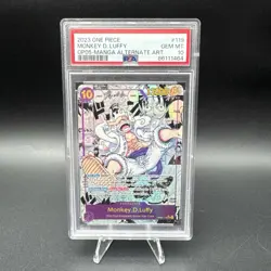 2023 One Piece OP05 Manga Alternate Art #119 Monkey D. Luffy GEM MINT PSA 10 - Image 1