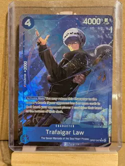 One Piece Card Game: Trafalgar Law Custom Card OPCCG Proxy Card OP07-047 - Image 2
