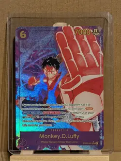 One Piece Card Game: Monkey D Luffy Custom Card Proxy Rare OP10-118 SEC Gear 4 - Image 2