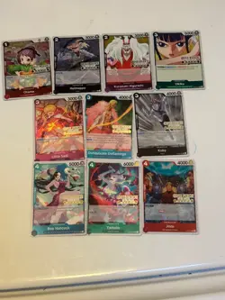 Lot of (10) One Piece English Judge Foil Cards - Otama, Yamato, Boa Hancock ++ - Image 1