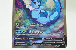Pokemon card Vaporeon V SWSH181 Full Art SWSH Black Star Promos 2021 English LP - Image 3