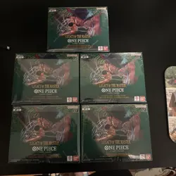 One Piece Card Legacy of the Master OP12 Booster Box Sealed (LOT OF 5) - Image 1