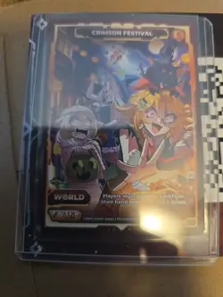 Gamersupps Vcard Crimson Festival - Halloween Promo Card - Image 1