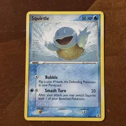 Pokemon Squirtle 83/112 FireRed & LeafGreen Regular Card NM - Image 1