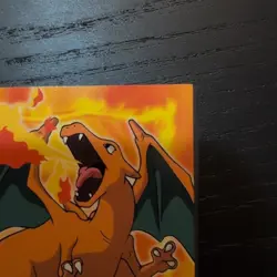 Charizard E6 of 12 Topps Movie Edition Black Logo Pokemon Card LP - Image 2