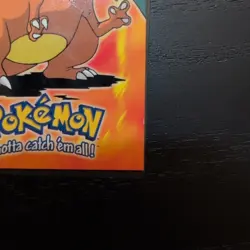 Charizard E6 of 12 Topps Movie Edition Black Logo Pokemon Card LP - Image 4